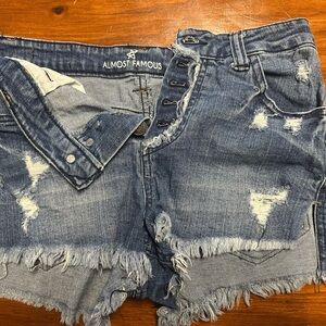 Almost Famous Distressed Blue Denim